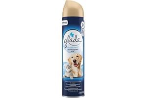 Glade® Mascota Aerosol - Ambientador Spray contra malos olores. Esencia para casa y baño, 1 unidad, 300ml