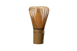 KURKIP Matcha-Schneebesen, Bambusbesen für Matcha Tee, Traditioneller Matcha-Starter-Set, Matcha Besen Herstellungswerkzeuge, Japanische Bambus Besen Matcha Whisk Bamboo - 100 Zinken