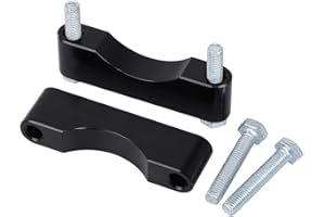 Bid4ze Moto Nero Parafango Anteriore Distanziale CNC Billet Alluminio Compatibile Con Harley Touring Road King Street Glide Electra Glide FLHT FLHR FLHX FLTR