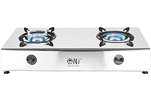 NJ THE RIGHT CHOICE NJ-200 Cocina de Gas Portátil - 2 Fuego Hornillo Camping Gas GPL
