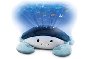 Zazu Kids Cody The Crab - Ocean Projector with Moving Projection and Soothing melodies