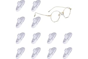 Fsttre Brillen Nasenpads Silikon Brillenpads Brille Nasenpads Weiche Transparent Rutschfeste Nasenpolster Brille für Brillen Sonnenbrillen Rutsch Gläser Stopper Nasenpad Brille Zubehör