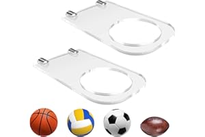 BiJun Ball Halterung Wandmontage Ballständer Ständer Display Halter Ballständer, Für Basketball Fußball Volleyball Softball Rugby Ball