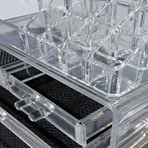 Adoraland Kosmetik Make-up Veranstalter Mit 4 Schubladen und Top - 4