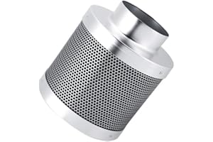 tooloflife Filtro a carbone professionale per controllo degli odori con carbone attivo per ventilatori in linea, controllo degli odori, coltura idroponica