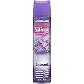 SPLASH | Spray Aromatizador | Ambientador Duradero, Refresca y Elimina Olores | Fragancia Fresca Lavanda | Agitar Antes de Us