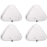 GREE032804 Set of 4 Washable Triangular Microfiber Cleaning Pad Cover for Vax S1S2 and X5 Steam Mops