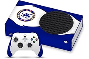 Head Case Designs sous Licence Officielle Chelsea Football Club Détails latéraux Art Vinyle Autocollant De Jeu Peau Autocollant Couverture Compatible avec Xbox Series S Console and Controller Bundle