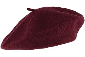 Hat To Socks Wool Blend French Beret for Men and Women in Plain Colours