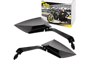 AREA LONGBOARD Juego de espejos retrovisores compatibles con Yamaha XMAX 400, 300 / Yamaha XMAX 125 (a partir de 2009) (V37)