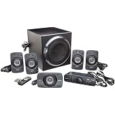 Logitech Z906 5.1 Surround Sound Speaker System, Multiple Input, THX Certified, 1000 W Dolby Digital/DTS Decoding Feature,