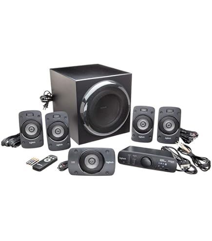 Logitech z906 5.1チャンネルスピーカーセット Logitech Z906 500 Watt 5.1 Surround Ses Hoparlör - Siyah Fiyatı