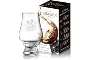 Verre à whisky écossais officiel Glencairn (plante de chardon jumeau)