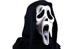 molezu Schrei Maske Horrorfilm Blut Latex Maske Halloween Party Gruselmaske Cosplay realistische Requisiten