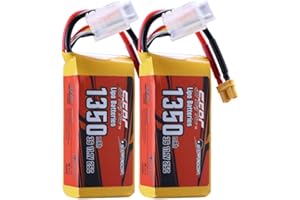 SUNPADOW Confezione da 2 batterie 3S XT30 Lipo 11,1 V 25 C 1350 mAh per Airplane RC Quadcopter elicottero Drone Quadcopter FPV Model Racing Hobby