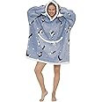 JOREAY Oversized Blanket Hoodie - Sherpa Fleece Wearable Blanket for Unisex Adult Women Men, Fluffy Giant Comfortable Hooded Sweatshirt