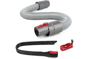 ELEPRUC Raccord de Remplacement pour Dyson V15, V11, V10, V8, V7, Accessoires d'aspirateur avec Rallonge de Tuyau, Suceur à Fentes Flexible et Fermeture de Commutateur pour Le Nettoyage des Coins