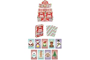 HENBRANDT Single Pack Christmas Snap Card Game 9cm Kids Memory Pair Game Xmas Snap Cards Stocking Filler Christmas Eve Box Party Favours Loot Bag Fillers Lucky Dip for Boys and Girls