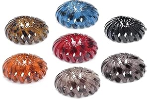 FURNRUBDEN Clip per coda di cavallo espandibile, a forma di nido di uccelli, clip per capelli in plastica, a forma di nido di uccello, per capelli da donna, accessori per capelli