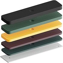 Spessori Plastica 60x40x10mm - 20 Pezzi Nero Per Livellamento E Distanziamento - Foto 5