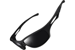 Joopin Occhiali da Sole Uomo Donna Polarizzati Protezione UV Rettangolari Sportivi Occhiali da Sole Ciclismo Trekking Pesca Corsa Running