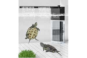 LONDAFISH Filtro a 3 stadi per Acquario Integrato Silenzioso e Multifunzione con Pompa dell'Acqua