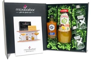 MicroBarBox Pornstar Martini Cocktail Gift Set in a Classic Magnet Gift Box | featuring: 2 x Pornstar/Passion Fruit Martinis | Pornstar Martini, Cocktail Gift Set