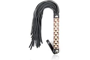 Fuwok Faux Leather Riding Whips and Crops M07 40CM/15.7INCH