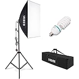 ESDDI Softbox Photography Light, 20 x 28 Inch Studio Lighting Equipment, Continuous Photography Lighting Kit for…