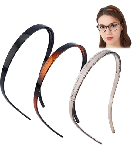 Lot De 4 Serre-Têtes Élastiques Fins Antidérapants Pour Homme Et Femme