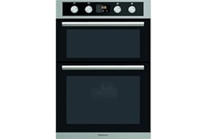 HOTPOINT Newstyle Electric Built In Double Oven with Catalytic Liners - Stainless Steel