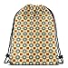 Produktbild Juziwen Printed Drawstring Backpacks Bags,Arabian Civilizations Flowers with Vibrant Background Abstract,Adjustable String Closure