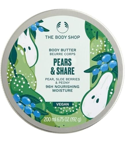 The Body Shop Pears & Share Essential Body Care Set, Vegan, 4