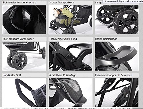 Kinderwagen 3 Rad S3 Sportwagen Jogger Buggy Sportbuggy Kindersportwagen - 7