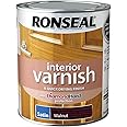 Ronseal Interior Varnish Walnut Satin 750ml