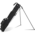 MAZEL Golf Stand Bag 2 Way Divider 2 Pockets,Adjustable Shoulder Straps,Superior 900D Nylon Lightweight Material Pencil Golf Bag for Men Women