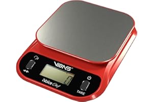 Bilancia da Cucina Parlante VIBAS iVoice Chef,per Non Vedenti o Anziani,Parla 5 Lingue,con Ausili Sonori per orientarsi,Ripetizione del Peso,Volume regolabile,Portata 10 Kg/22lb,Batterie Incluse