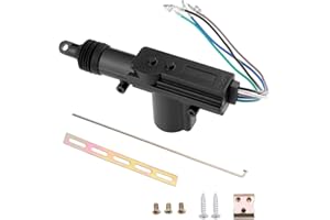 LKRXW 1 Piezas Actuadores de Cerradura de Puerta 12V Cierre Centralizado Coche Actuador de Cerraduras de Puertas Sistema de Bloqueo Central Serrure Entrada 5 Hilos