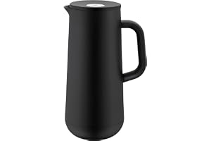 WMF Impulse termoskanna 1l, isoleringskanna för kaffe eller te, tryckförslutning, kaffetermos håller drycker kalla och varma