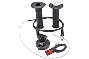 Jiavlyx Gasreglage, 7/8 tum 22 mm twist gasreglage, motorcykelhandtag för 50 cc-250 cc Quad Pit Dirt Bike
