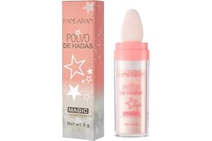 BAVOKON Highlighter Powder Stick,Highlight Patting Powder,Body Brighten Glitter,Surligneur Bâton Puff Fée Bâton Surligneur Poudre Paillettes Libre Pinceau Bâton Contour Poudre Shimming Poudre Maquillage