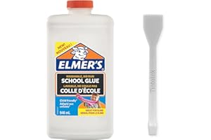 TINTE INK Elmers PVA Glue | White Glue | Choose Size | Washable & Kid Friendly | Great for Arts & Crafts Projects | Back to School Favourites (Large)