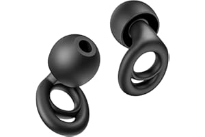 Link Dream Tapones Oidos Ruido Dormir, Tapones Oidos Cancelacion de Ruido de Silicona 28dB, Protección auditiva para Músicos, Concentración y Motos, para Dormir, Lavables y Reutilizables (Negro)
