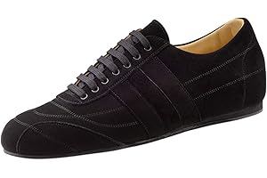 Werner Kern Uomini Sneaker da Ballo/Scarpe da Ballo 28060 - Colore: Nero - Made in Italy
