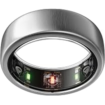 Oura Ring Gen3 Horizon – Maat 6, Goud – Slimme Ring Voor Slaap, Hartslag & Activiteit – 7 Dagen Batterij – Werkt Met IOS & Android – Eerst Maatset Checken!