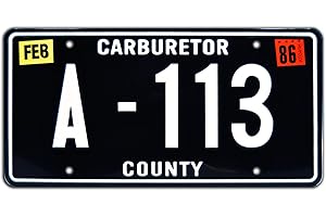 Celebrity Machines Cars | A-113 | Metal Stamped License Plate