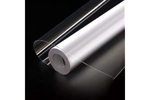 Hode Przezroczysta folia samoprzylepna do mebli, folia ochronna do mebli, folia do książek, przezroczysta, ochrona przed pryskaniem, tylna ścianka kuchenna, wodoszczelna, 90 x 600 cm, tapeta