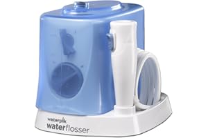 Waterpik Idropulsore Dentale Nano con 3 Regolazioni di Pressione, Strumento di Rimozione della Placca Dentale Portatile Ideale per Viaggi o Piccoli Bagni (WP-250EU)