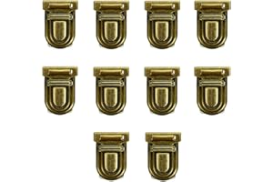 Vasemele Fermoir Cartable 10 Pièces Attache Cartable Fermoir à Pression Attache Fermoirs de Sacs Purse Lock Fermoir Sac Attache Cartable Fermoir pour Sac Fermoir Sac a Main Fermoir Sac