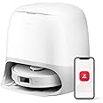 roborock Qrevo Curv S5X Robot Vacuum and Mop, 18500 Pa, Zero-Tangling System, FlexiArm Side Brush&Mop, 75°C Hot Water Mop Washing, Intelligent Dirt Detection, Self-cleaning Multifunctional Dock 3.0
